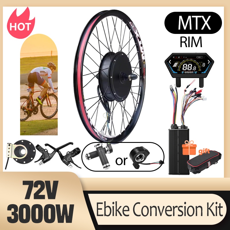 Ebike Conversion Kit 72V 3000W - 3000W MTX39 E-bisiklet Dönüşüm Kiti 72V