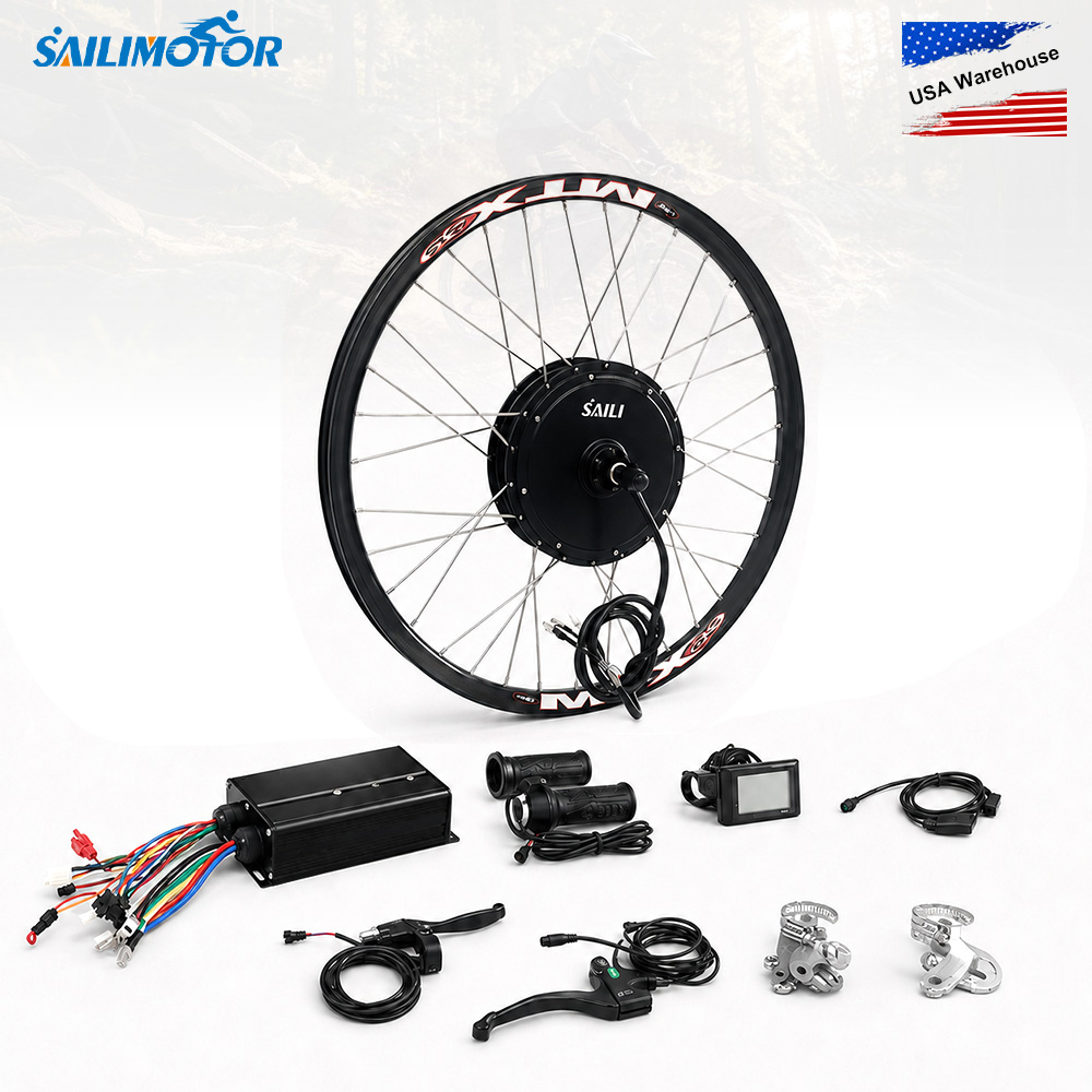 Ebike Conversion Kit 72V 3000W - Sailimotor 1500W 2000W 3000W Göbek Motorlu