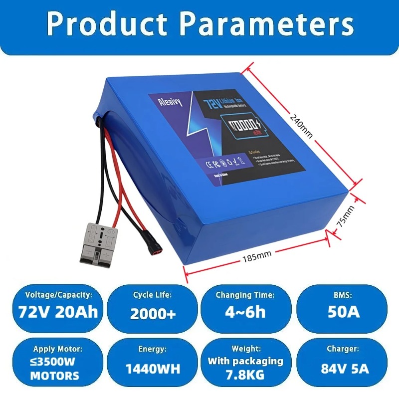 21700 72V Pil 20S4P 20AH 20S6P - Electric Bicycle Battery 72V 30Ah incelemesi ve fiyatı