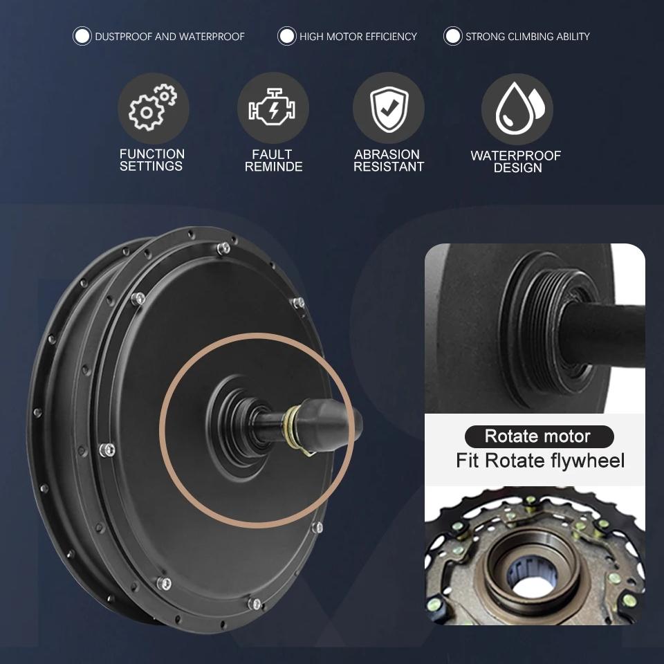 MTX 48V52V 2000W Ebike Motor T - 72V 5000W Hub Motor Kit incelemesi ve fiyatı