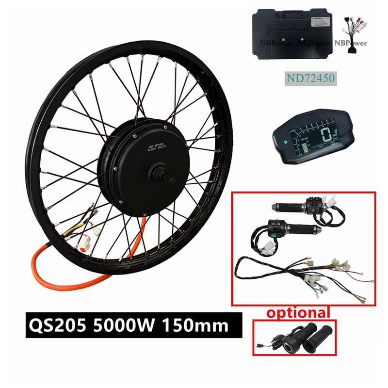NBpower/QS205 V3 72v 5000W E-b - 72V 5000W Hub Motor Kit incelemesi ve fiyatı