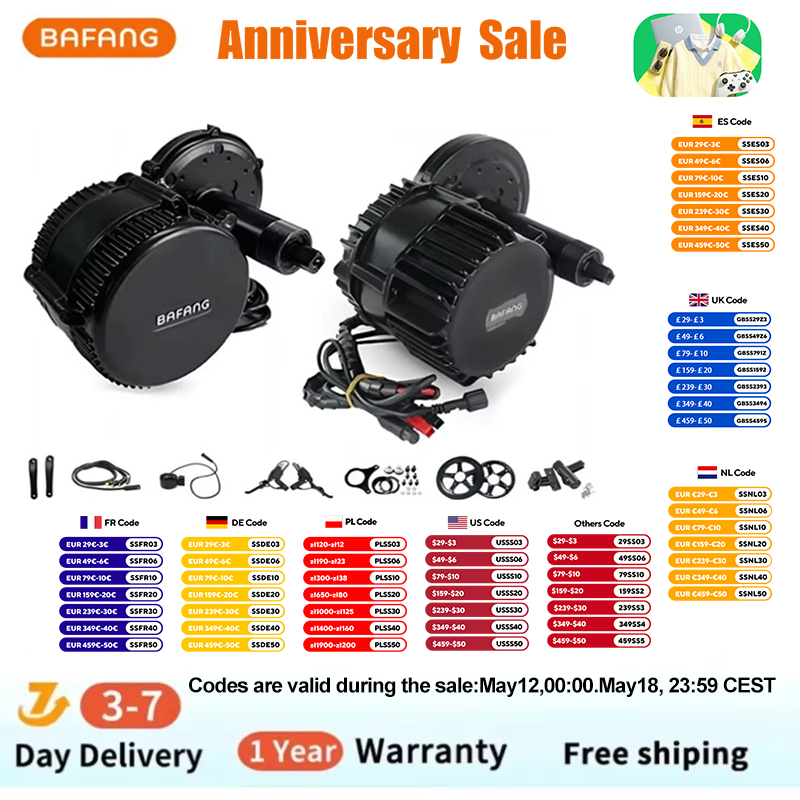 Bafang BBSHD 1000W 52V 48V 68m - Bafang Bbshd 1000W Conversion Kit incelemesi ve fiyatı