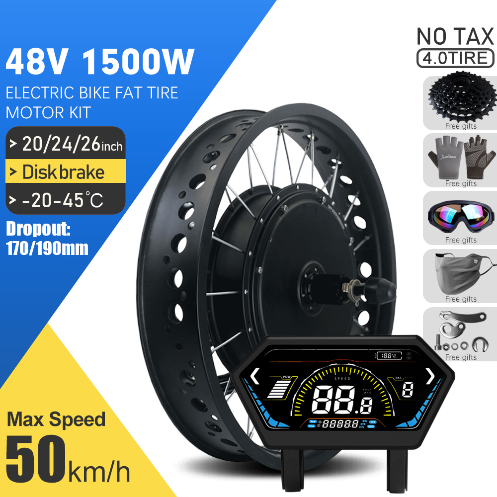 Elektrikli Şişman Bisiklet Kit - 72V 5000W Hub Motor Kit incelemesi ve fiyatı