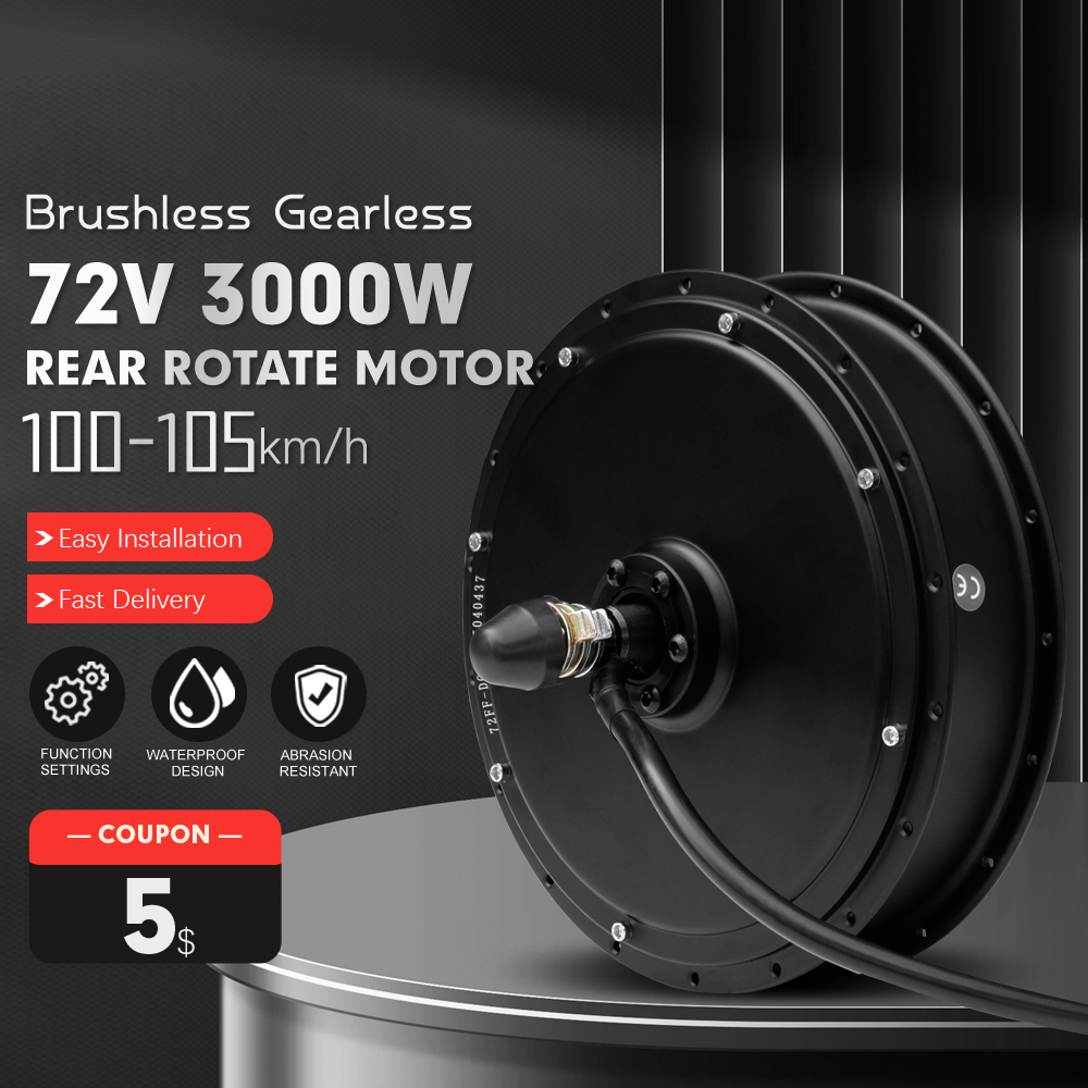 Elektrikli Bisiklet Motoru 72V - Ebike Conversion Kit 72V 3000W incelemesi ve fiyatı